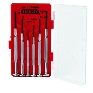 STANLEY 6 PC JEWELERS PRECISION SCREWDRIVER SET