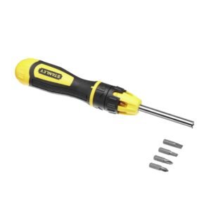 STANLEY MULTIBIT RATCHETING SCREWDRIVER 10 BITS