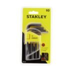 Stanley 10 PC Straight Male Elbow Hex Key Sets