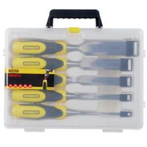 STANLEY DynaGrip™ WOOD CHISEL 5PC SET 6-12-18-25-32