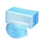 Disposable 3-Ply Face Mask (Box of 50, Blue)