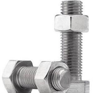 Hex Bolt and Nut GI M6 x 25mm - Set of 6pcs