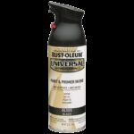 Rust-Oleum Universal Spray Paint Black Gloss 12 Oz. Spray