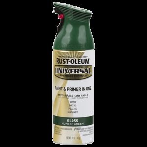 Rust-Oleum Universal Spray Paint Hunter Green Gloss 12 Oz. Spray