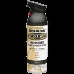 Rust-Oleum Universal Spray Paint Black Hammered 12 Oz. Spray