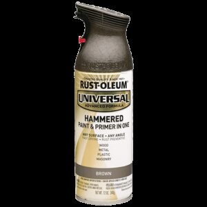 Rust-Oleum Universal Spray Paint Brown Hammered 12 Oz. Spray