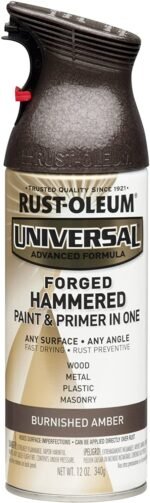 Rust-Oleum Universal Spray Paint Burnished Amber Forged Ham 12 Oz. Spray