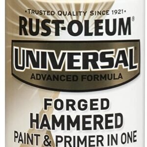 Rust-Oleum 262662 Universal Metallic Spray Paint, Dark Steel, 11 oz.