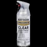 Rust-Oleum Universal Spray Paint High Gloss Clear 11 Oz. Spray
