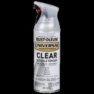 Rust-Oleum Universal Spray Paint High Gloss Clear 11 Oz. Spray