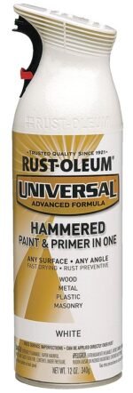 Rust-Oleum Universal Spray Paint White Hammered 12 Oz. Spray