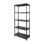 TACTIX 5-TIER PLASTIC SHELF UNIT