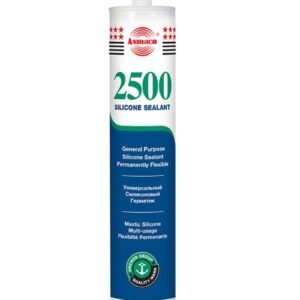 Asmaco 2500 General Purpose Silicone Sealant, Clear