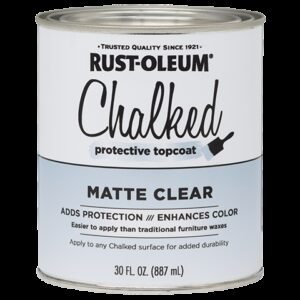 Rust-Oleum Chalked Clear Topcoat Matte Quart