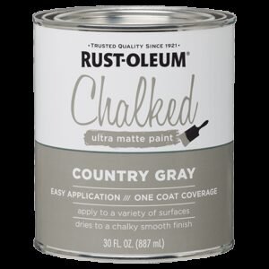 Rust-Oleum Chalked Country Gray Matte Quart