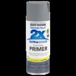 Rust-Oleum 2X Ultra Cover Gray Primer Flat 12 Oz. Spray