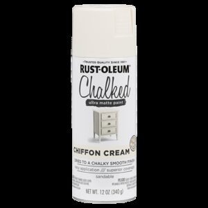 Rust-Oleum Chalked Chiffon Cream Matte 12 Oz. Spray