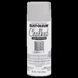 Rust-Oleum Chalked Aged Gray Matte 12 Oz. Spray