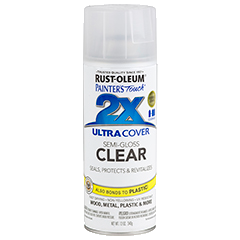 Rust-Oleum 2X Ultra Cover Clear Semi-Gloss 12 Oz. Spray