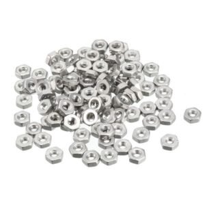 Steel Hexagon Nuts - Pack of 100 (M3)