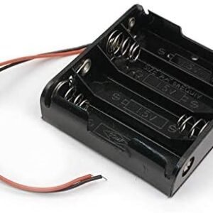 Battery Holder with Red and Black Wire 4 x AA