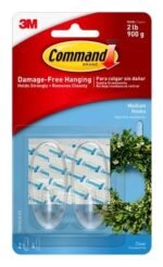 Command™ Clear Medium Hooks