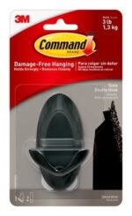 Command™ Slate Double Hook