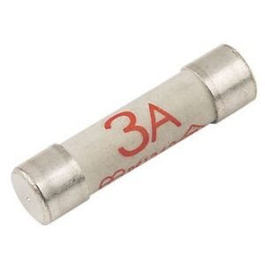 Porcelain Ceramic Fuse 3A - Pack of 10