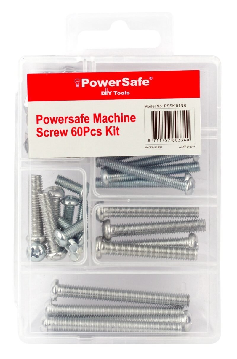 Powersafe 60-Piece Masonry Screw With Nut Set