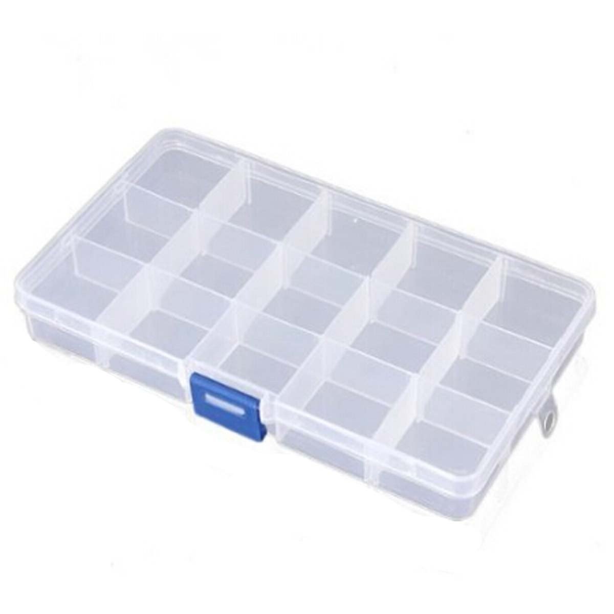 Plastic Storage Box - 15 Compartments - The Hardware Stop