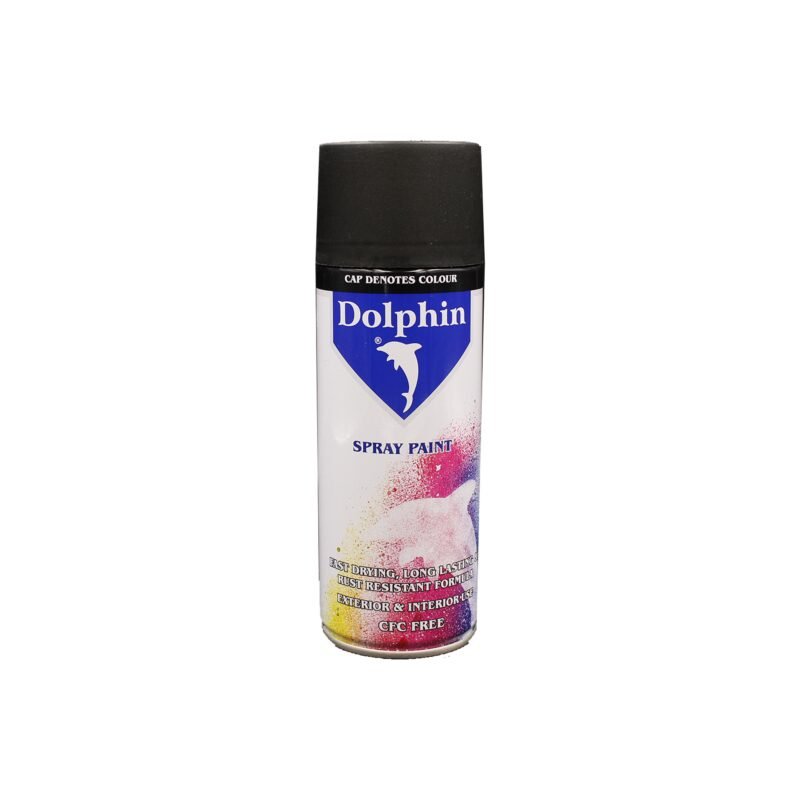 Dolphin Spray Paint Matt Black