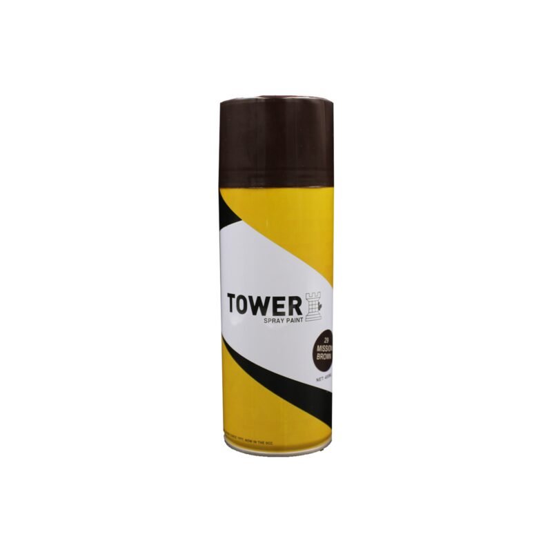 Tower Spray Paint 400ml - Mission Brown