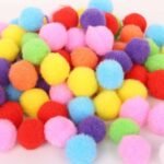 Assorted Pom Pom Balls - 50 pieces (30mm)