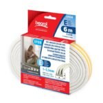 Beorol Seal Strip E-Profile, White 6m