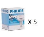 Halogen Spot Lamp 12V 50W Philips (Pack of 5 Pieces)