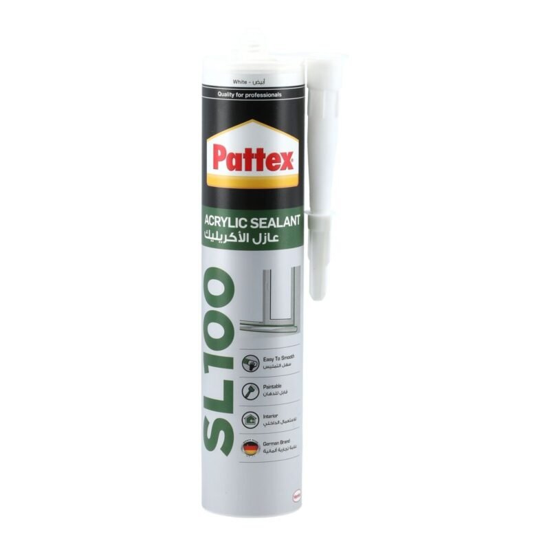 Pattex SL100 Acrylic Sealant (WHITE) - 280ml