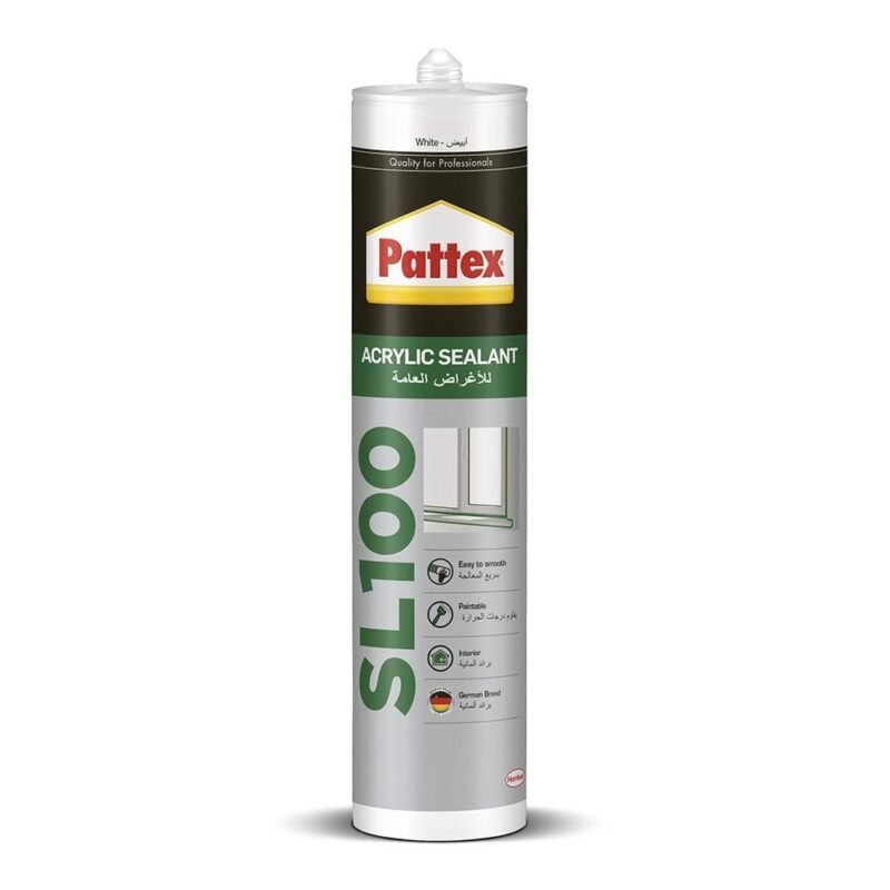 Pattex SL100 Acrylic Sealant (WHITE) - 280ml