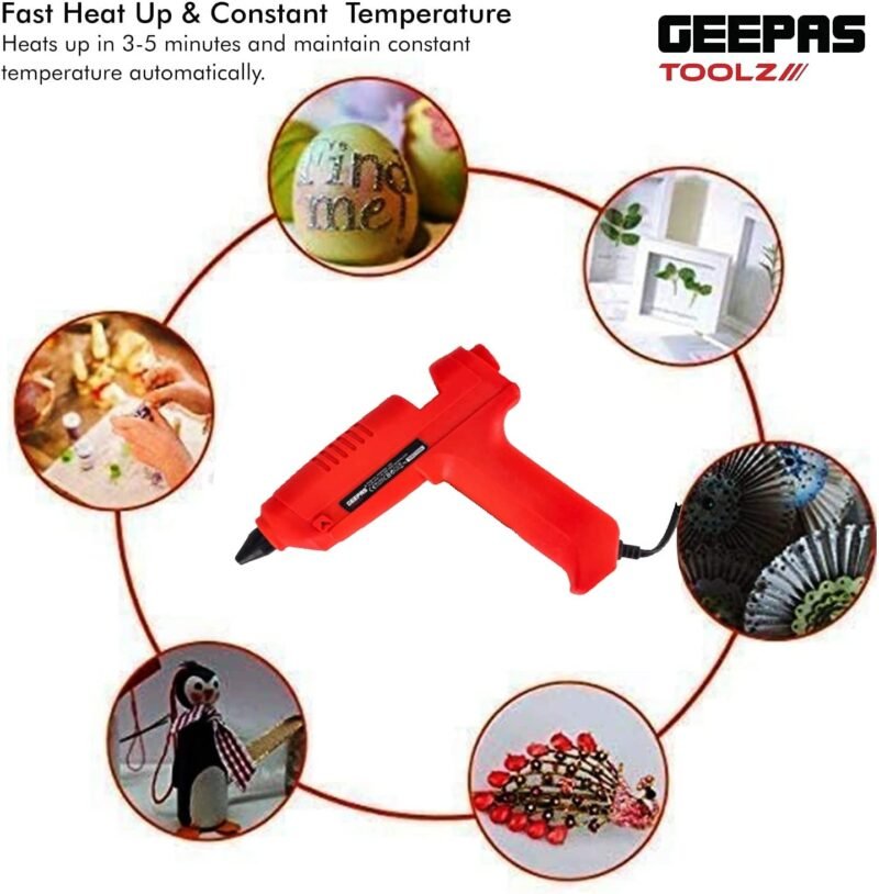 Geepas Glue Gun with 2 Glue Stick (GGN0060-240)