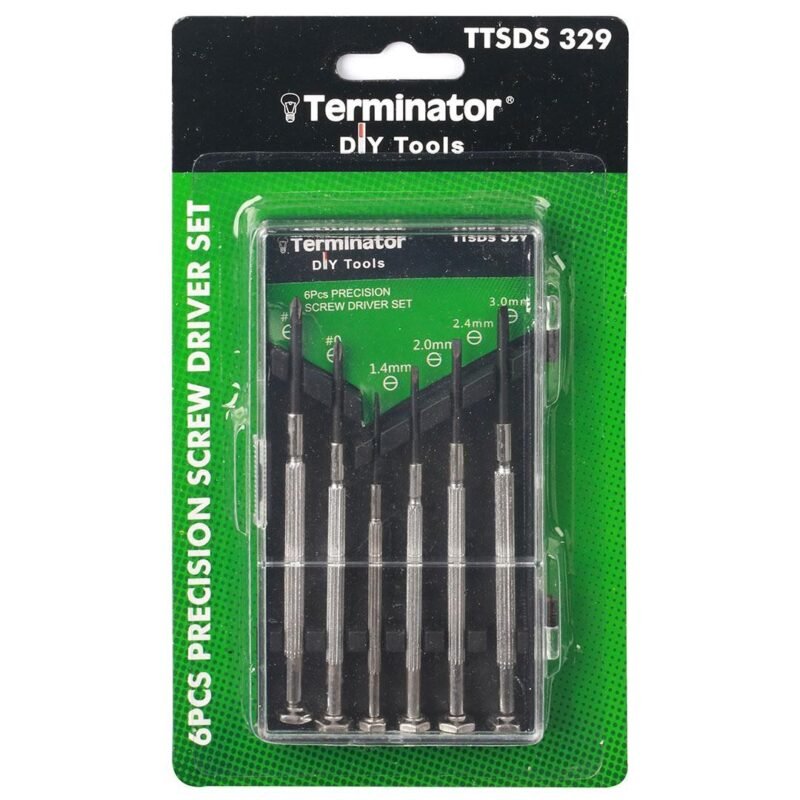 Terminator 6pcs Precision Screwdriver Set (TTSDS 329)