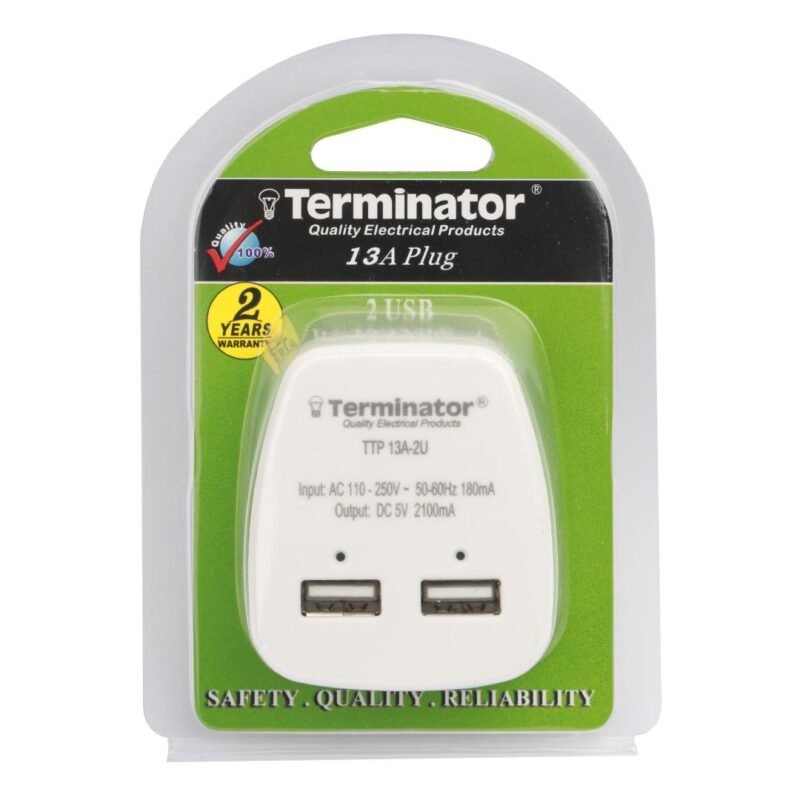 Terminator 2USB Charger (2.1A)