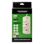 Terminator 2 Way Universal Power Extension Socket 13A 3M Cable
