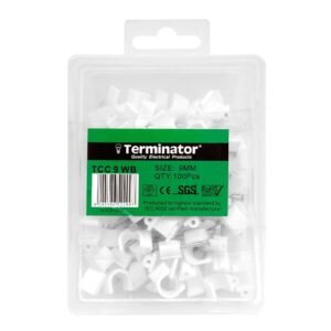 Terminator Cable Clips 9mm 100Pcs