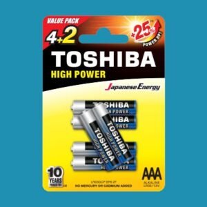 Toshiba High Power AAA BP6 4+2 Battery