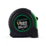 Uken Measuring Tape 10m/33ft Green