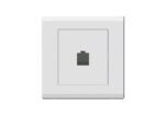Milano Computer Data Outlet/Socket CAT6 - White