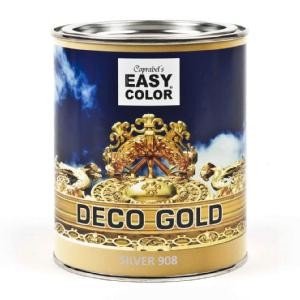 Easy Color Deco Gold Silver 908 Water Base Paint - 250ml