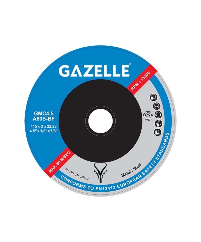 Gazelle Metal/Steel Cutting Disc 4.5"