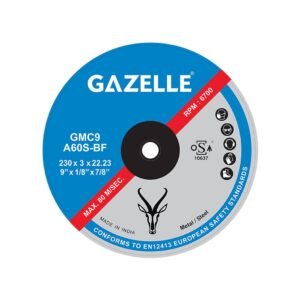 Gazelle Metal/Steel Cutting Disc 9"