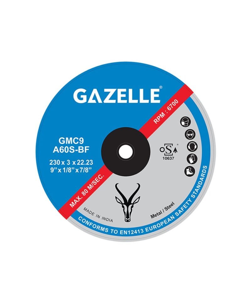 Gazelle Metal/Steel Cutting Disc 9"