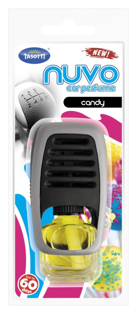 Tasotti Nuvo Car Air Freshener Perfume Candy Flavour